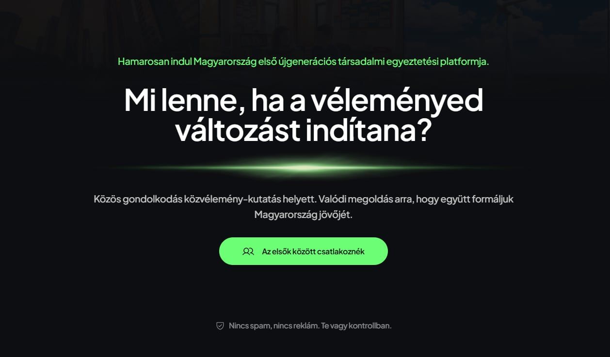 Berobbant a Közhang: 12 óra alatt több mint 30 ezren regisztráltak